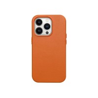  Mag Leather Maciņš Apple iPhone 12/12 Pro orange 